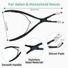Tape in Hair Extensions Plier Black Stainless Steel Flat Surface