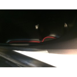 KINMEI (kinmei) Toyota Prius Alpha 40 Series 7 Person Ride Exclusive Design Red Interior Door Pocket Mat Drink Holder Slip Non-Slip Storage Space Protection Rubber Matte Prius Alpha toyotaa7 – R