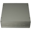Hoffman ASE12X12X4 Pull Box, Screw Cover with Knockouts, Steel, 12"