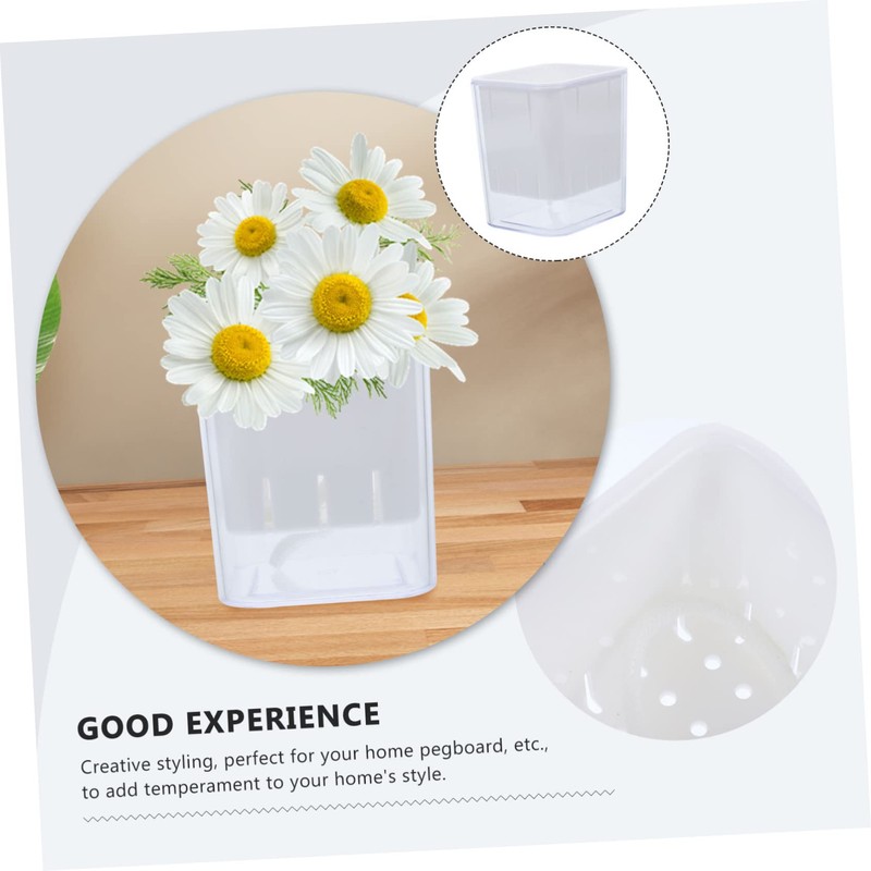 VILLFUL Pegboard Flower Pot Smooth Creative Pegboard Storage Holder for