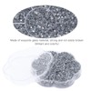 14400Pcs Flat Back Rhinestones Dazzling Colorful DIY Sturdy Iridescent Rhinestones