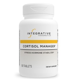 Integrative Therapeutics Cortisol Manager - Balance Cortisol & Support Relaxation for Restful Sleep* - Includes Ashwagandha & L-Theanine for Confidence with Less Stress* - 90 Tablets (45 Servings)