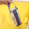 Pokinge 6pcs Empty Cosmetic Travel Bag Mesh Transparent Storage Bag