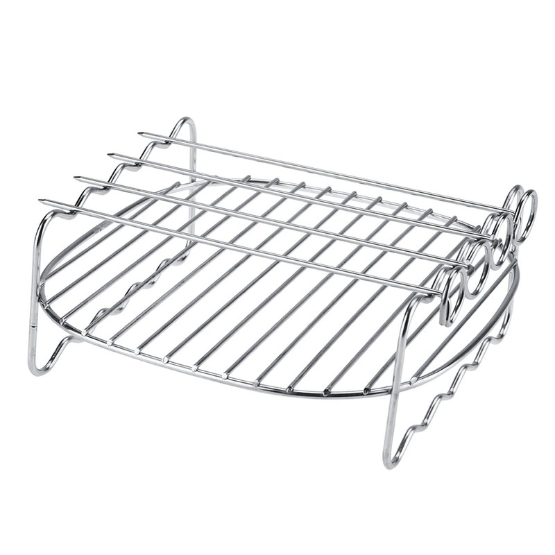 Rack for Ninja Air Fryer, Skewers Baking Tray for Stackable