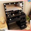 Yamissi Vanity Set Makeup Desk Dressing Mirror Dresser Table with
