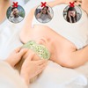 VEGCOO Maschera per gli occhi in giada, da donna, maschera