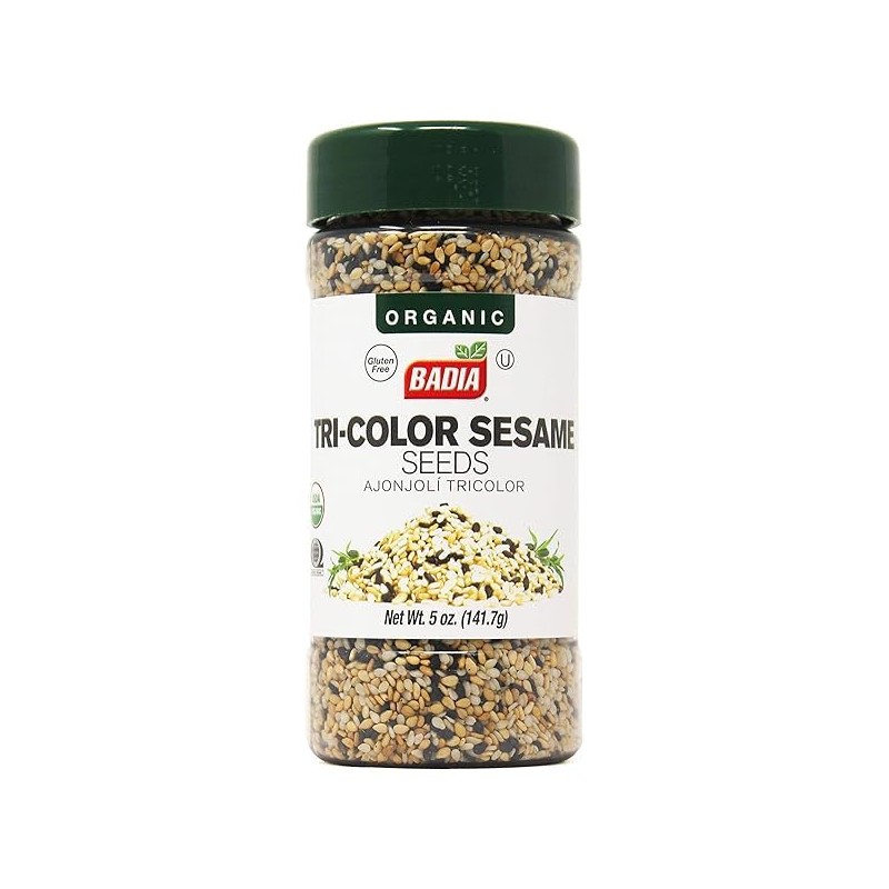 Badia Organic Tri-Color Sesame Seeds 5 oz – Nutty and