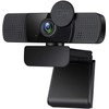 TECHFUN HD Webcam (1080P/30fps) for PC With Microphone, Plug &