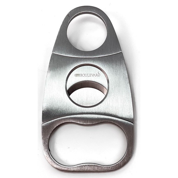 Cigar Boulevard Cigar Cutter Stainless Steel Doble Blades 2 Fingers