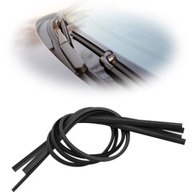 4 Pack Windshield Wiper Blades Refills, DIY Adjustable Windscreen Wiper Rubber Strips, Frameless Window Boneless Insert Silicone Strips, Universal for Car, Truck, SUV (25.59Inch)