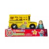 Cocomelon Musical Yellow School Bus with Sound and 3 inch