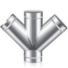 MorningRo 4 Inch Dust Collection Fitting Galvanized Steel w Shape