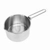 Camping Pot 304 Stainless Steel Portable Camping Kettle with Foldable