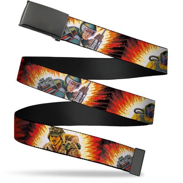 Buckle-Down Hasbro Flip Web Belt, GI Joe Retro Footloose Flash