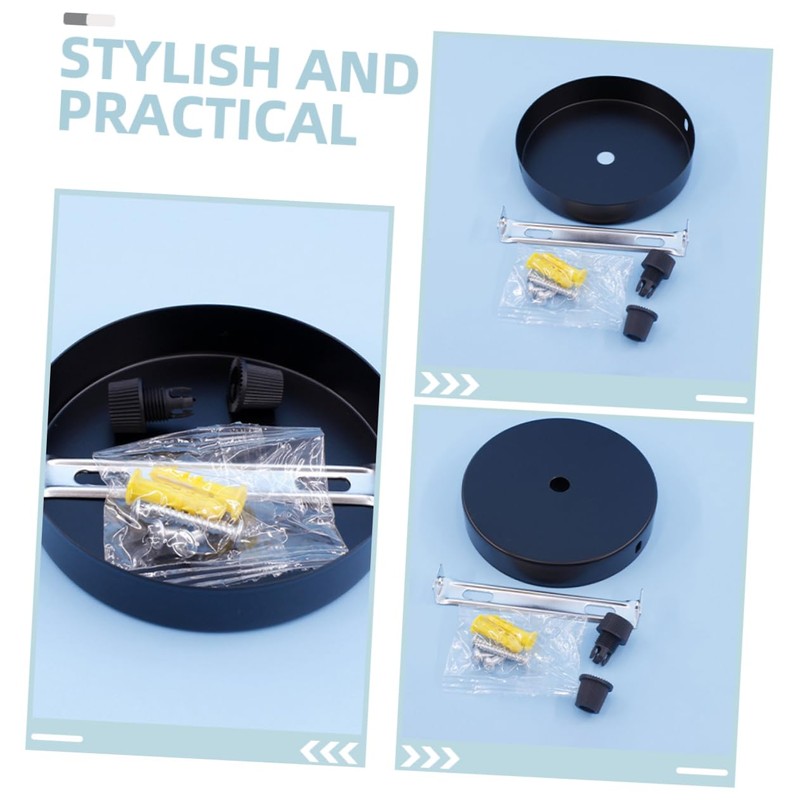 Operitacx DIY Ceiling Canopy Kit for Chandelier Round Light Fixture