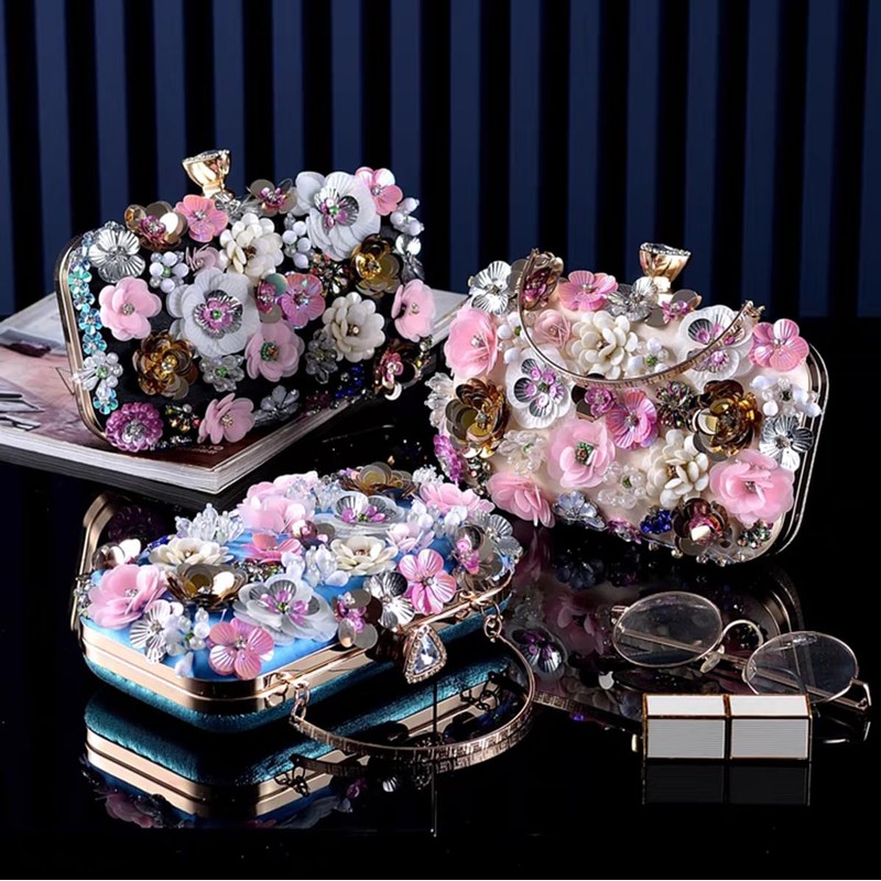 BBTT.ful - Bolso de noche para mujer, con correa de