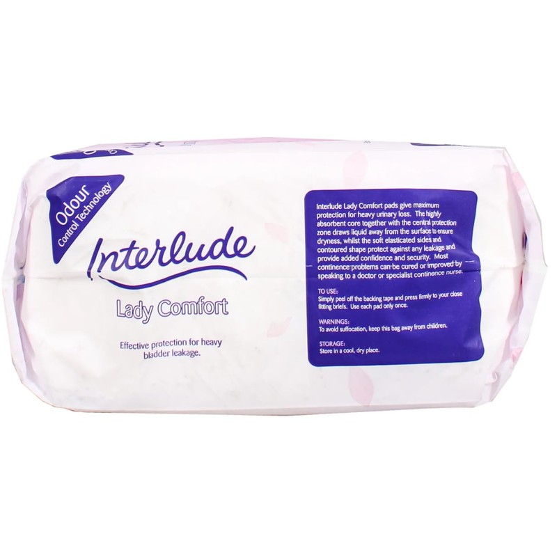 INTERLUDE Lady Comfort Incontinence Pads Plus 8'S