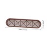 COHEALI Decorative Vent Covers 4pcs Plastic Air Vent Grille Wardrobe
