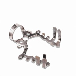 1 Piece Dental Multi-Funtional Rubber Dam Clamp Dental Special Clips Dental Restoration Rubber Dam Barrier Clips Stainless Steel (1 Piece NO.2A-01)