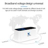 Keptfit, Cargador USB Múltiple, con 8 Puertos, Blanco