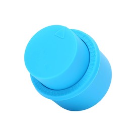 LBEC Tapón para Botella de refresco, tapón hermético para Botella Hecho de Silicona ABS Azul de Grado alimenticio con indicador de Fecha para Uso Diario