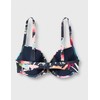 Firefly Miriam Bikini Top Navy Dark/Flower 40