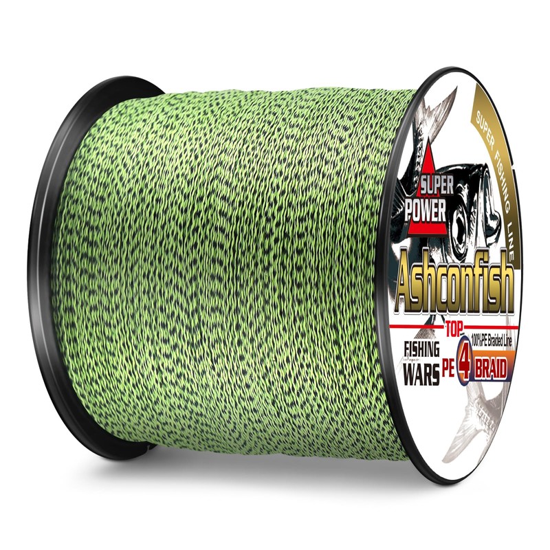 Ashconfish Braided Fishing Line- 4 Strands Super Strong PE Fishing