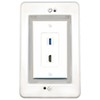 RiteAV in-Wall Cable Management Kit Recessed Outlet HDMI USB-3 Wall