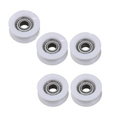 608zz Bearing Groove Nylon Deep Deep Groove Ball Bearing Rollers for 6, 8.10 mm Rope 5 Pieces 8 x 46.5 x 10.5 mm