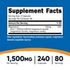 Nutricost Magnesium Taurate 1,500mg; 240 Capsules - Gluten Free, Non-GMO,