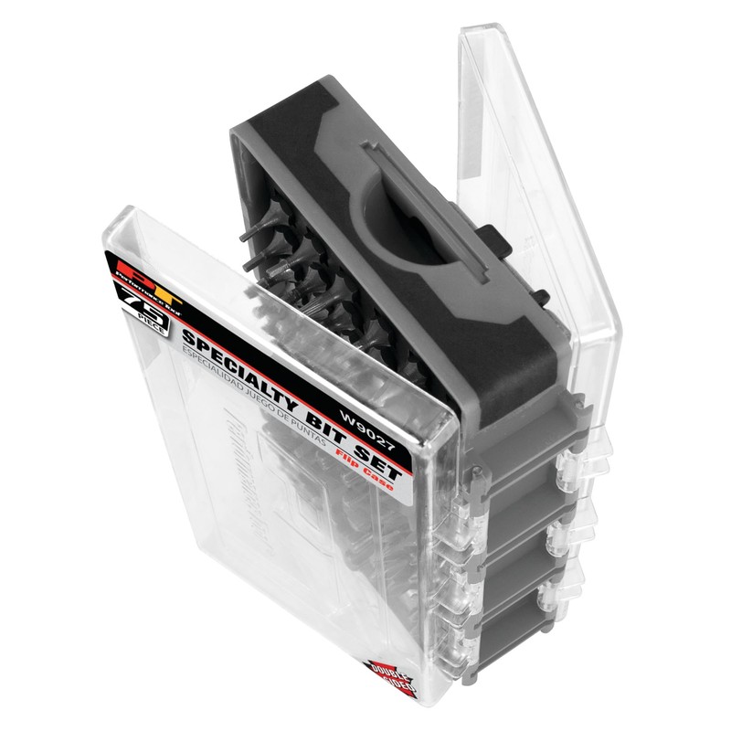 Performance Tool W9027 75-Piece Specialty Bit Driver Set with Multiple