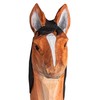 your castle 3 Wall Hooks Wooden Coat Hooks Farmyard Horse,