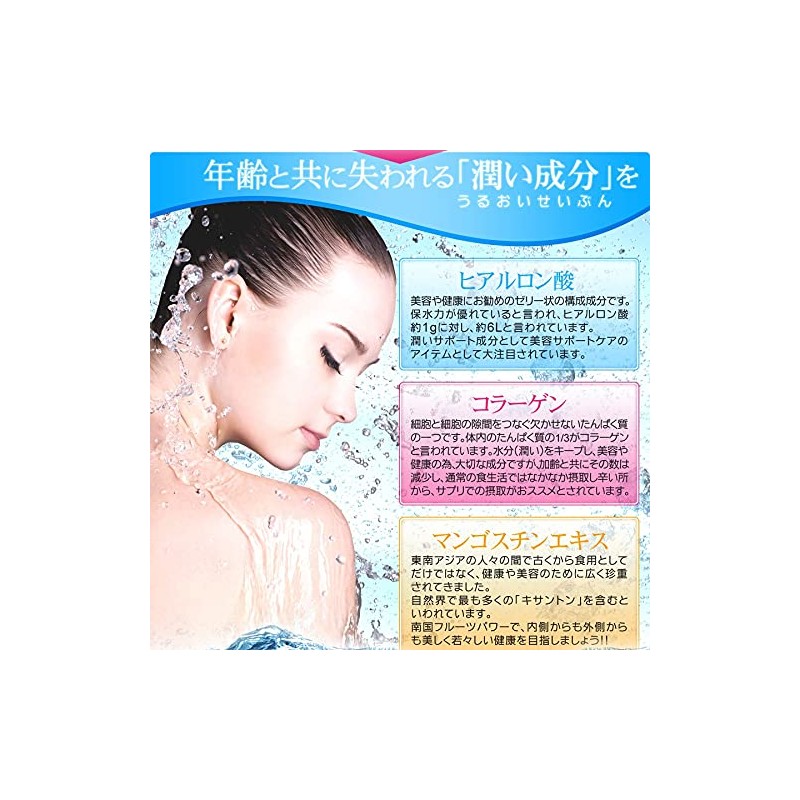 シードコムス ダブル低分子 ヒアルロン酸コラーゲン マンゴスチンエキス サプリメント フィッシュコラーゲン (約6ヶ月分 360粒)