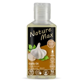 bonballoon Nature Max Garlic Oil Essential Oils Natural Pure Cold Pressed Premium For Hair And Skin Care No Additives No Preservatives Non Gmo Kosher Halal (1 Pack = 2.70 oz / 80 ml) زيت الثوم حلال