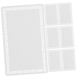 Operitacx 20 Stück Aluminium Sublimationskarten Blanko für Visitenkarten und Id Tags Langlebig und Kratzfest für Personalisierte Designs Geeignet