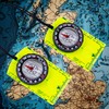 Abvsdu 2 Pieces Orienteering Compass, Superior Hiking Survival Compass for