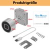 Eseesmart Cabinet Lock Furniture Lock Security Drawer Lock Screw-On Lock