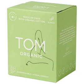 TOM Organic Regular Ultra Thin Pads, 10 count
