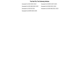 TUSK Aluminum Skid Plate Black for Kawasaki KLX230R S 2021-2024