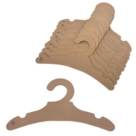 Koobay Baby Hangers for Nursery Closet Storage 11" Save Space Kids Hangers for Infant Children,Non-Slip Toddler Clothes Pants Hangers for Boy Girl Newborn ECO Cardboard Hanger Garment Display 30 Pack