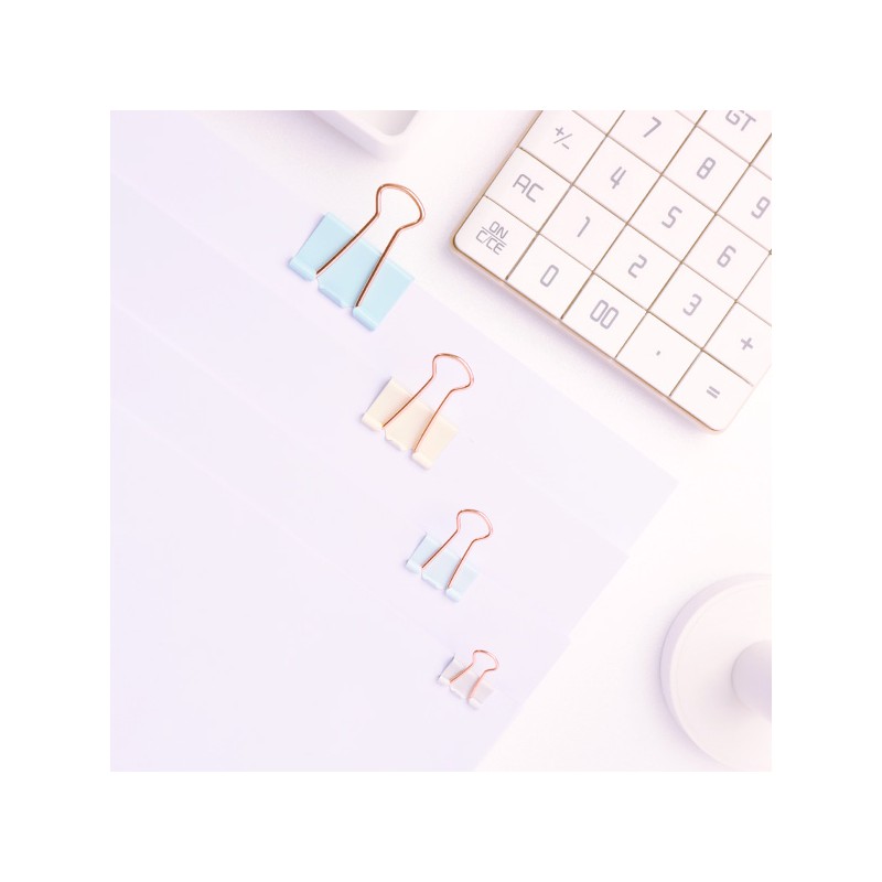 Delhi Deli pastel gold double clip set mixed 44 pieces
