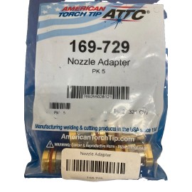 ATTC 5-Pack AMERICAN TORCH TIP 169-729 NOZZLE ADAPTER for MILLER HOBART M25 M40