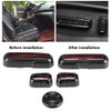 5 pcs Carbon Fiber Style Car Electric Seat Control Switch