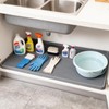 J1YL2C 34" x 22" Inch Silicone Sink Mat, Leak-Proof Cabinet