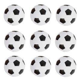 Pack of 9 Foosball Balls Mini Soccer Balls - Small Soccer Ball Replacements for Foosball Table Fun Home Recreation