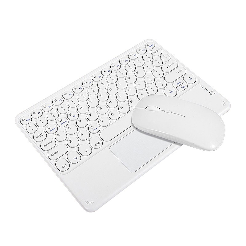 BT Keyboard Mouse Combo BT3.0 Wireless Rechargeable Keyboard Ergonomic Mouse