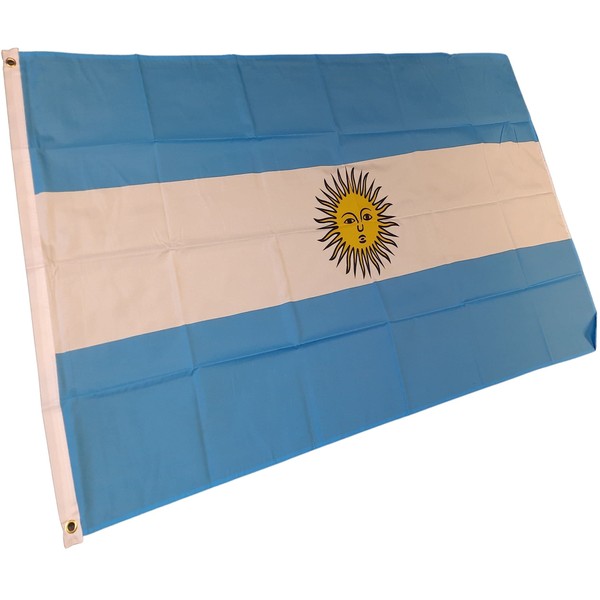 NWFlags Argentina Flag 3ft x 2ft 75d Premium Polyester Suitable