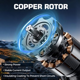 11573N New Alternator for Honda Odyssey 2011-2013 V6 3.5L,for Honda Pilot 2012-2015 V6 3.5L,for Honda Ridgeline 2012-2014 V6 3.5L 130Amp Alternators Replace#OE 11573,104210-1240,31100-RV0-A01