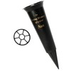 Set of 2 Black In Loving Memory NAN Spiked Memorial
