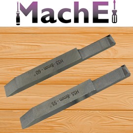MachEl Double End Internal External Threading HSS Tool Set for Lathe Machine ((8 X 8 MM SHANK))